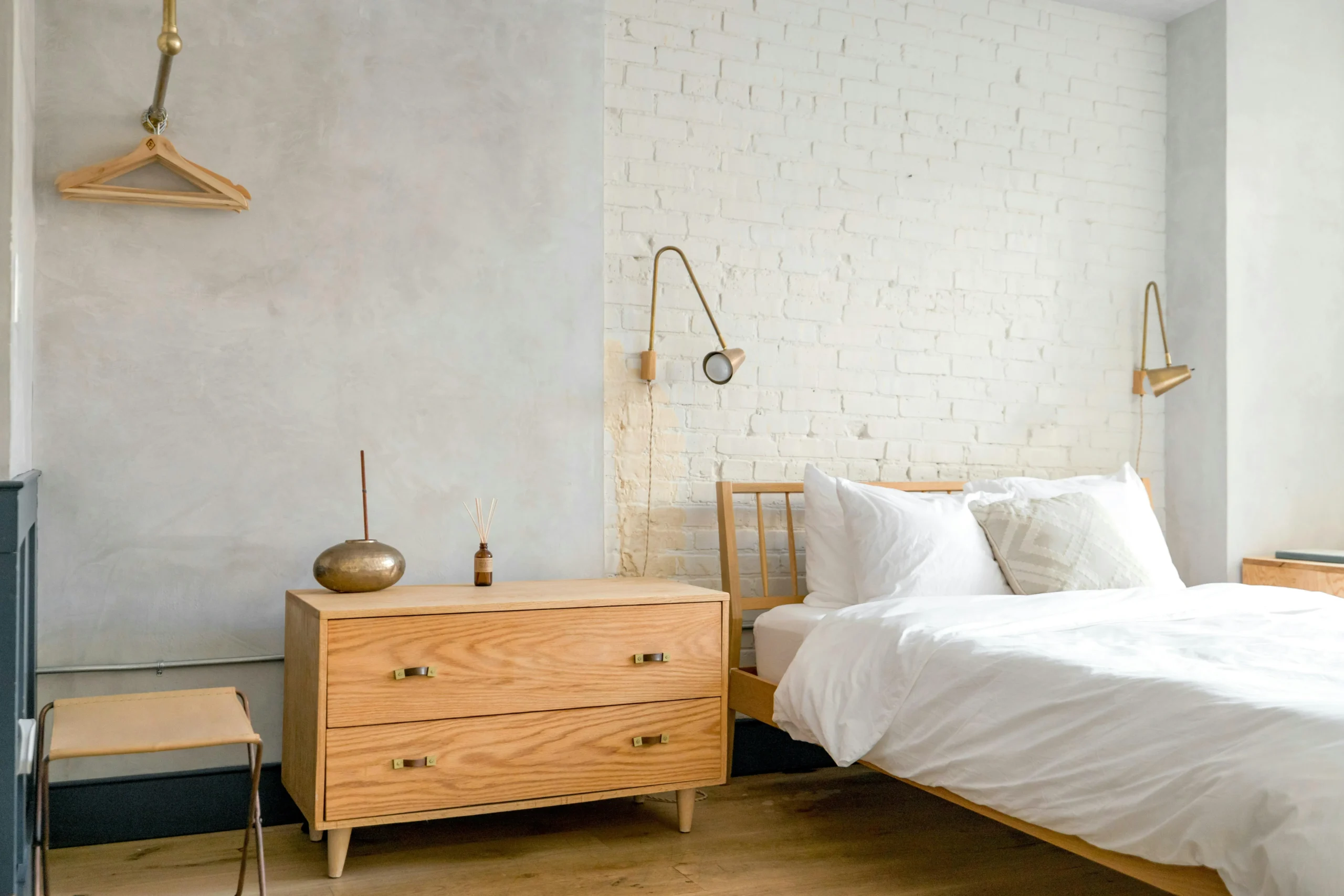 Dormitorio Natural Ladrillo y Madera